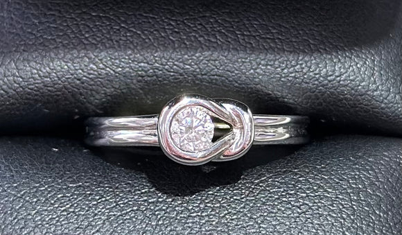 14k White Gold Ring 1/4ct. Diamond